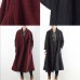 black warm woolen coats outwear 2021 winter outfits oversize jackets long